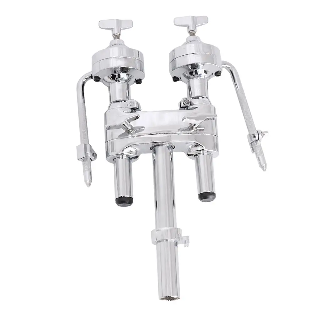 Metal Double Tom Holder Mount Stand for Drum Set Accessories