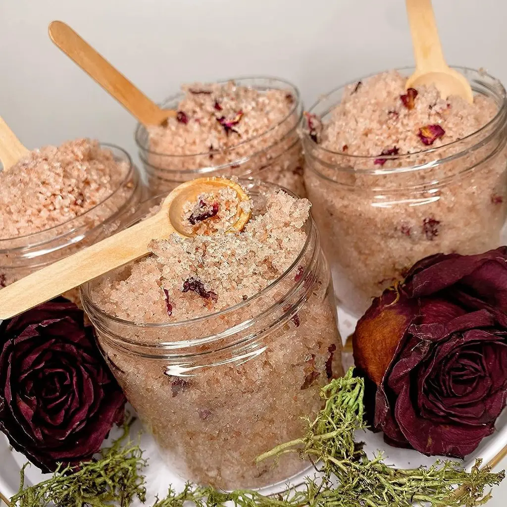 5-teiliges Set Mini-Holzlöffel, kleine Badesalzlöffel, Bonbonlöffel, Löffel für Gewürzgläser, Honig, Kaffee, Kuchendekorationswerkzeug – Detail 2