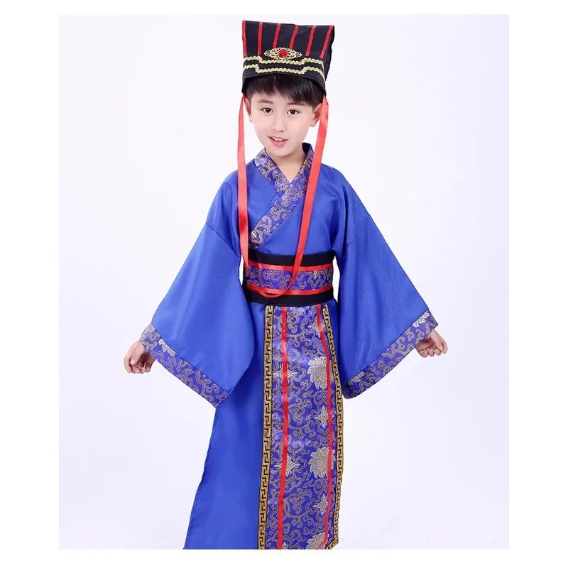 

CyChildren Hanfu Costumes Perform Kids Stage Ancient Outfit Boy Cosplay New Year Tang Suit Baby Dress Traditional Chinese Clothi