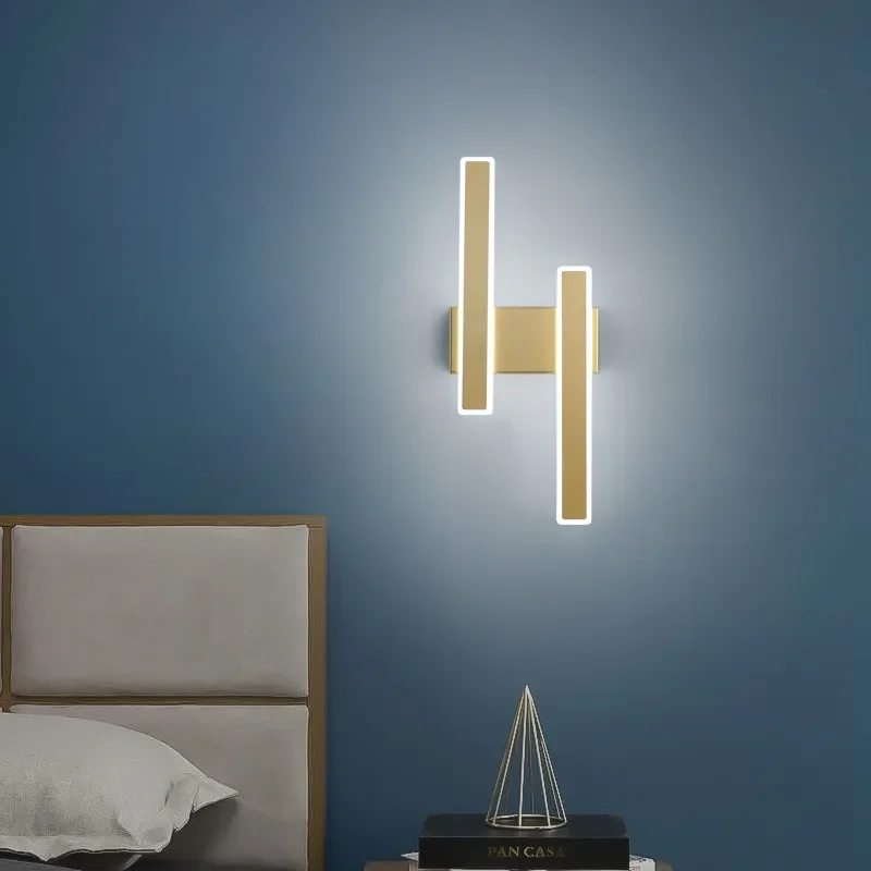 

Minimalist Strip Wall Lamps Modern Living Room Background Wall Aisle Lamp Porch Bedroom Light Bedside Hotel Designer Wandlamp