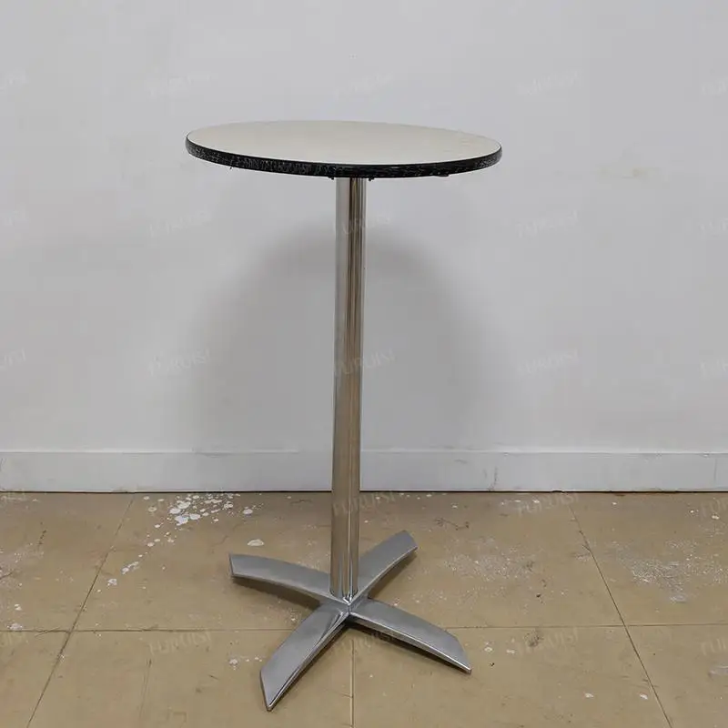 *Hotel Baquet Hall Foldable High Table Party Event Use Aluminum Folding Banquet Highboy Tables