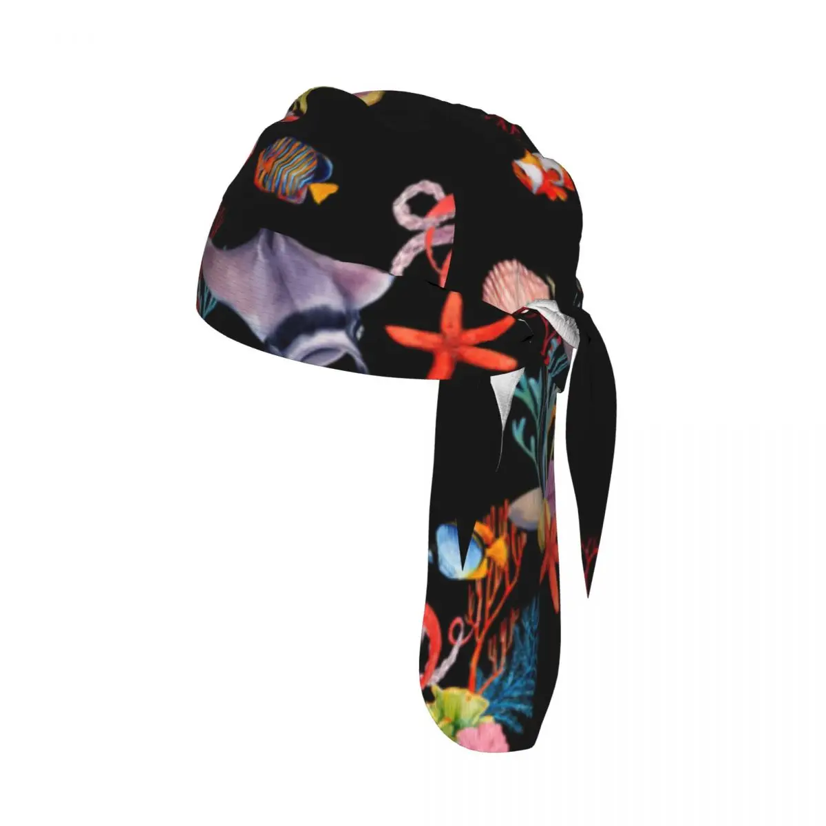 

Дышащая велосипедная шапка-шарф с принтом тропических рыб, быстросохнущая