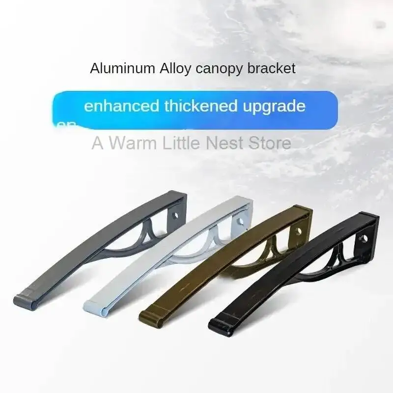 Outdoor Window Aluminum Awning Alloy Bracket Balcony Silent Sunshade Electric Box Eaves Transparent Rainproof PC Board Gazebos Z