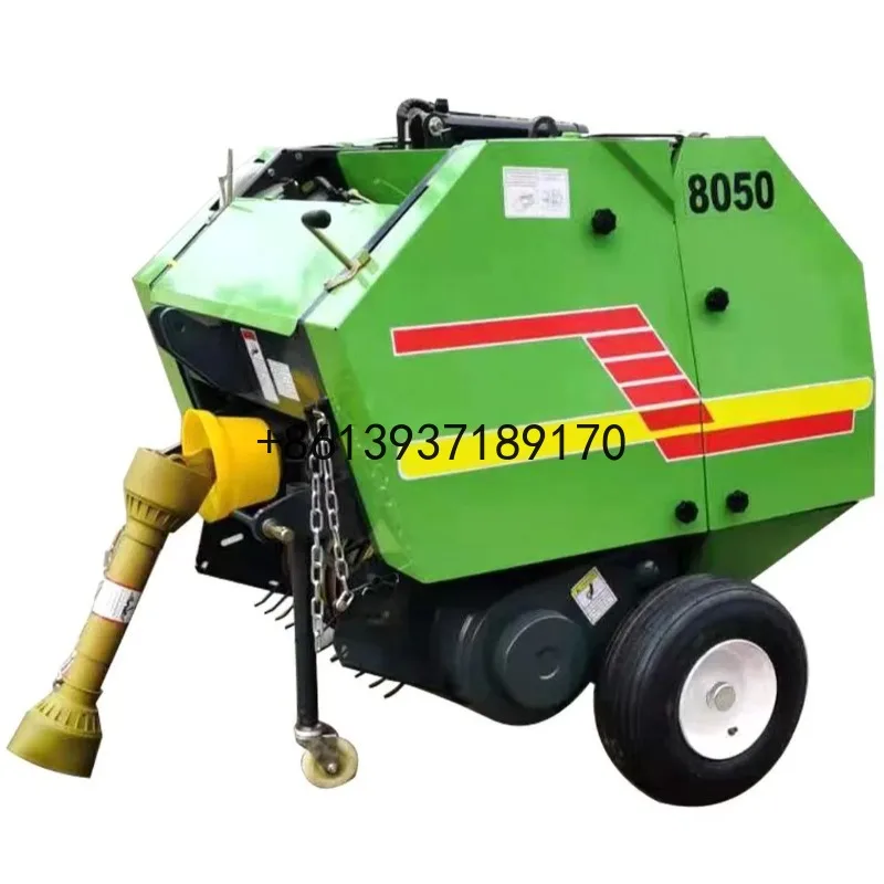 Wholesale Agricultural Machine Tractor Mounted Mini Press Roll Round Hay Baler