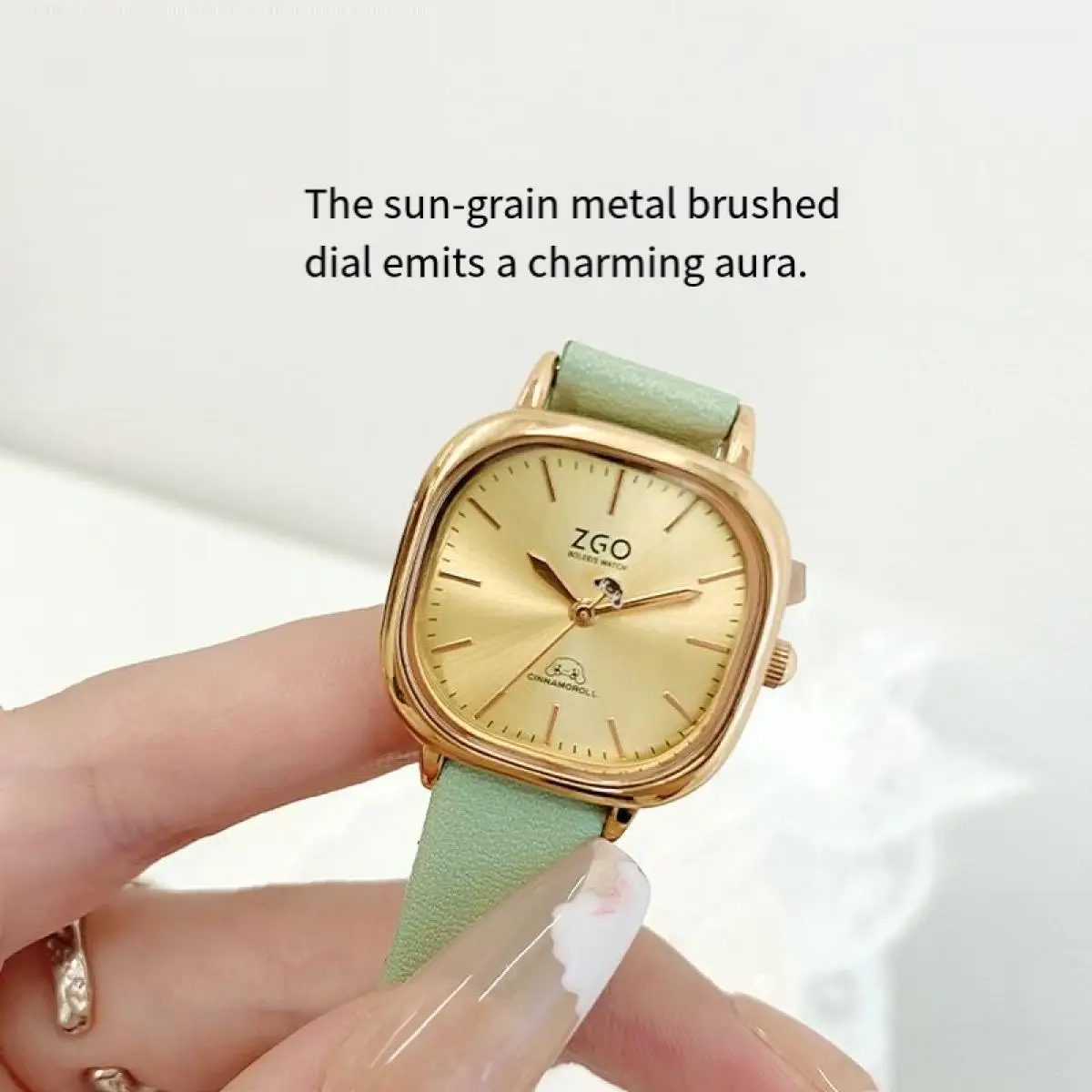 

Sanrio Cinnamoroll Kawaii Girl Pointer Watch Студенческие водонепроницаемые квадратные часы с героями мультфильмов, новый стиль, модные кварцевые часы, подарок подруге