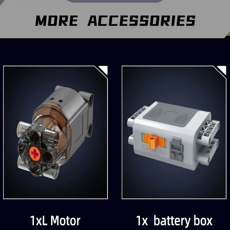 Mold King 10200 Elektrische aandrijfblokken Moc Motorblok Baksteenmodel Technische bouwkit Bakstenen Transmissie Kinderspeelgoed