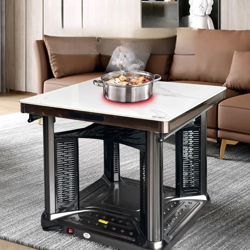 

Heating table Electric heating table Household four-sided heating Fire table heater Square electric oven stove