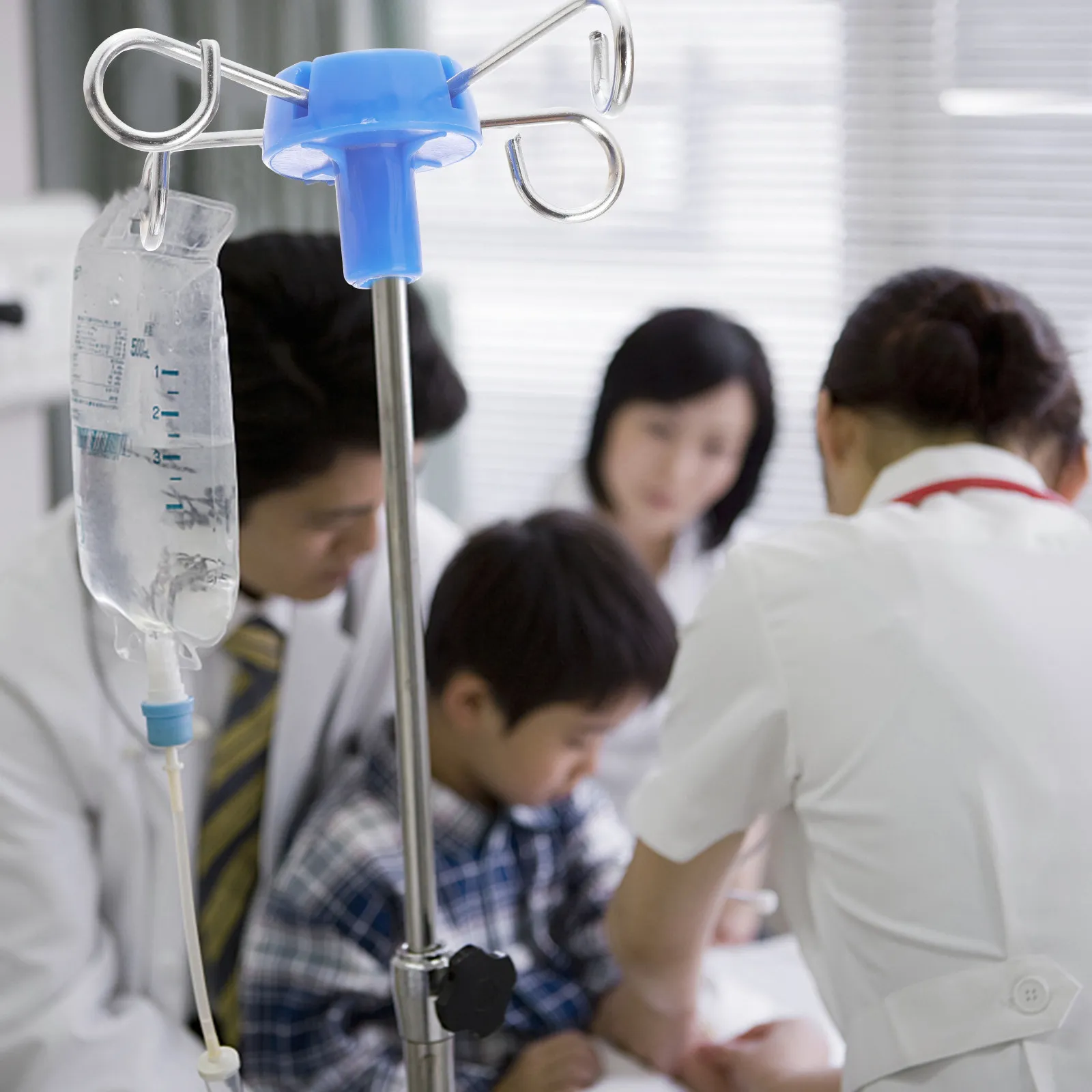 Infusion Rack Part Hook Easy Install Store Convenient Iv Pole Accessory Infusion Rack Hanger Clinic Inverted Hook