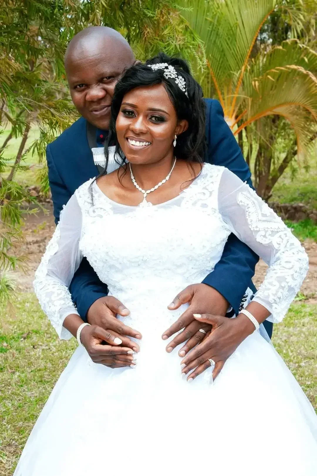 Maßgeschneidertes Design für afrikanische schwarze Frauen, Hochzeit, 3/4-Ärmel, Ballkleid, Applikation, Brautkleid 2023