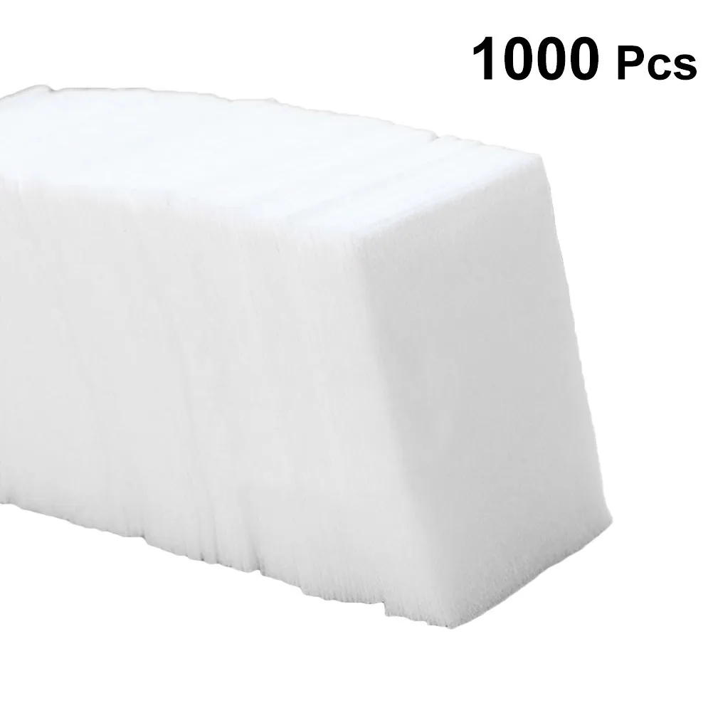 

1000Pcs Makeup Remover Cotton Pads Non-Woven Fabric for Gentle Face Cleaning Ideal for Toner Application and Nail Polish Removal