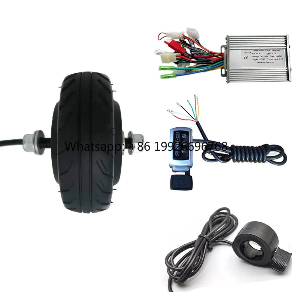 

Комплекты бесщеточных мотор-колес 5 дюймов 24В/36В 250Вт с контроллером, дросселем и тормозами для электросамоката