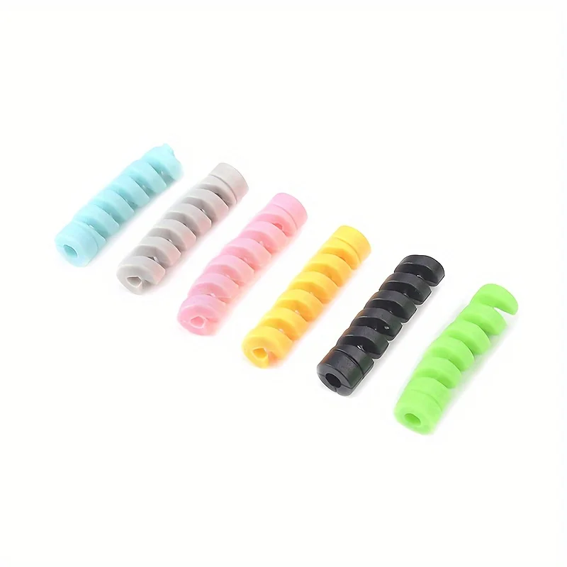 Spiral Cable Protector Saver Cover for Earphone Mouse USB Charger Wire Charger Cable Cord Protector Management Cable Organizer