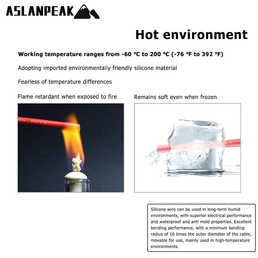 Yellow-Green 22-8AWG 1-100m Silicone cable Ground wire Earth lead automotive battery charger jumper electric wire 11 13 15 awg