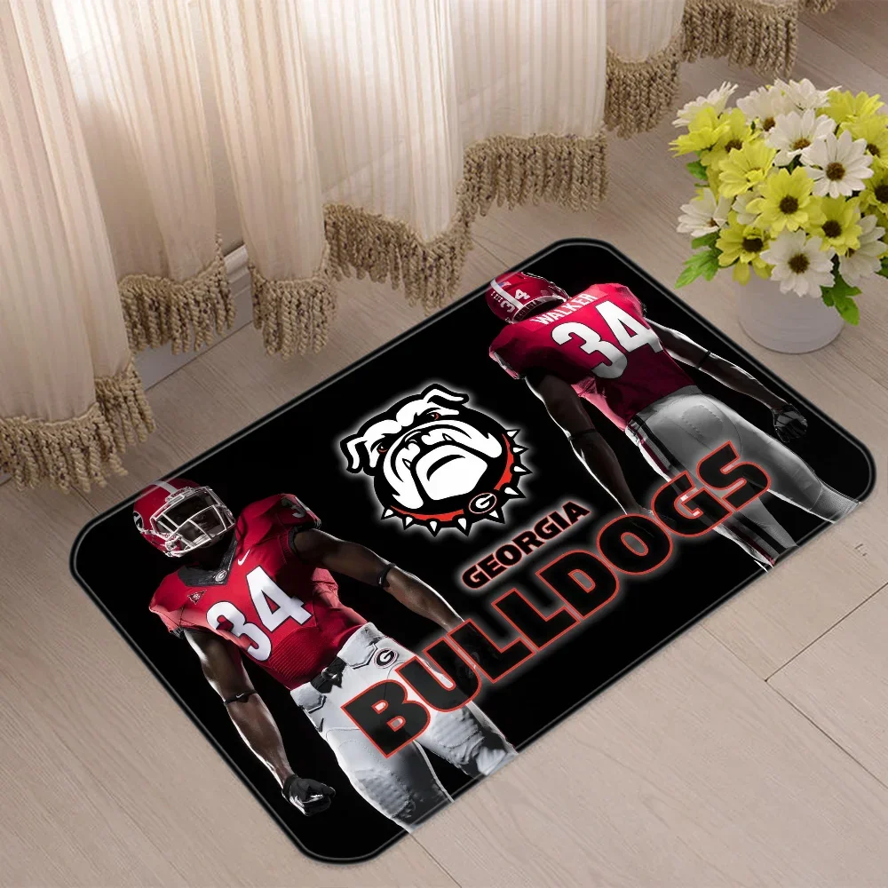 Georgia BulldogS Things for the Home Decor Items Outdoor Doormat Entrance Door Mat Entrance Out Welcome Offers Carpets Floor Rug