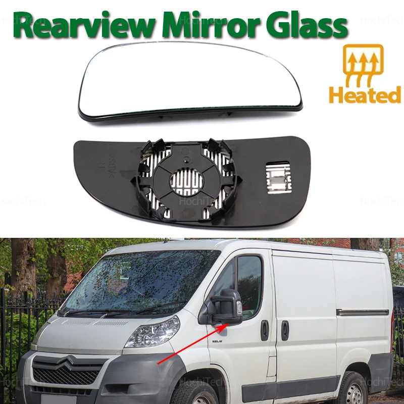 For Peugeot Boxer Manager for Citroen Relay Jumper Car Reversing Mirror Lenses Rearview Mirror Lenses Reflector Glass