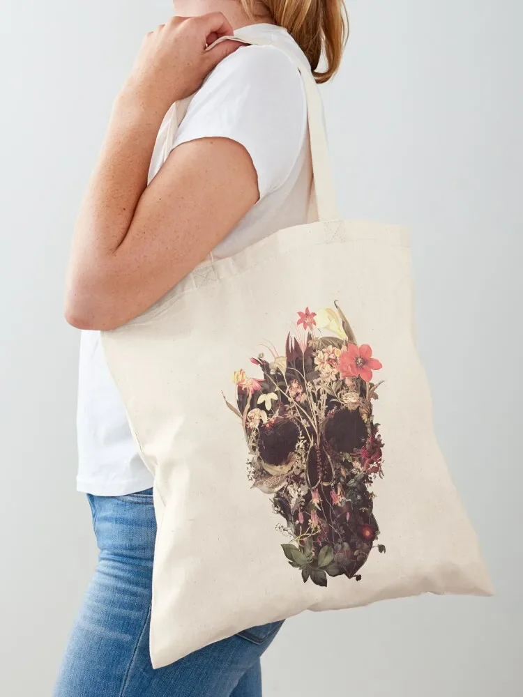 

Bloom Skull Tote Bag Women's shopper bag Women's bags bag for beach shopping bags foldable