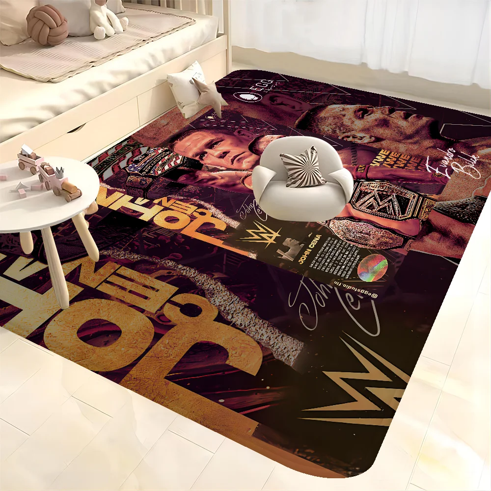 John Cena Floor Mat Non-Slip Laundry Room Mat Laundry Decor Balcony Child Living Room Bedside Mats