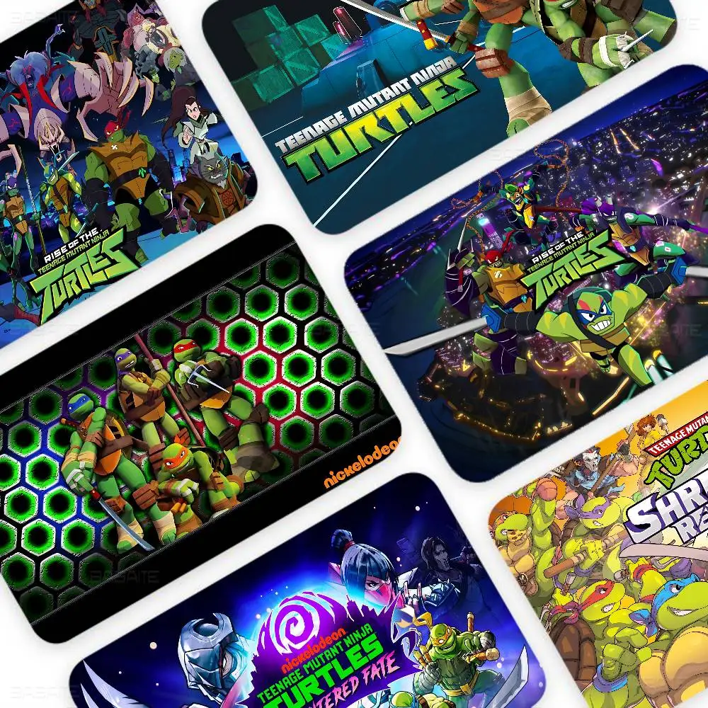 N-Ninja Turtles Anime Cartoon Aufkleber-Folie für Kreditkarten, Debitkarten, Bankkarten und Buskarten