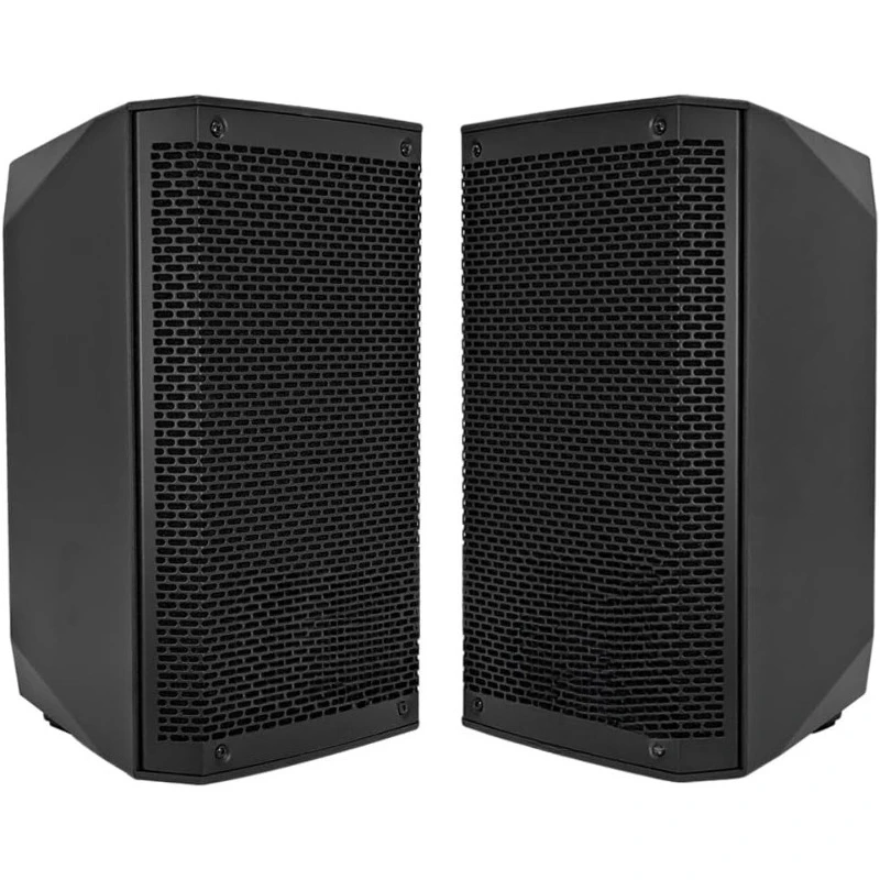 

Riot-8 — пара динамиков PA/DJ мощностью 8 дюймов и мощностью 500 Вт с Bluetooth, встроенным DSP, встроенным микшером и усилителем класса D.