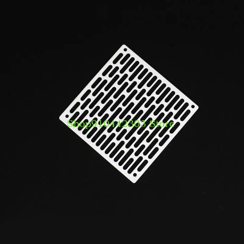 

L4MD White Radiator Guard Galvanized Steel Cooling Fan Protector Cover for Computer
