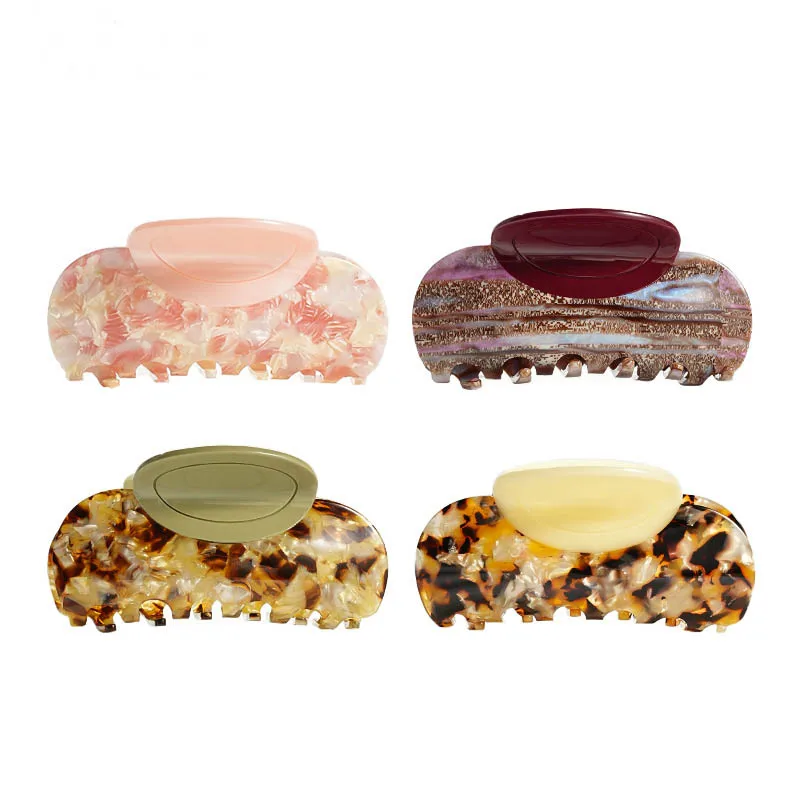 人気のアセテートヘアクリップ-女性-女の子向け-ハンドメイド-フレンチデザイン-ヘアジュエリー-装飾-アクセサリー-ビジネス-旅行-パーティー-ダンス