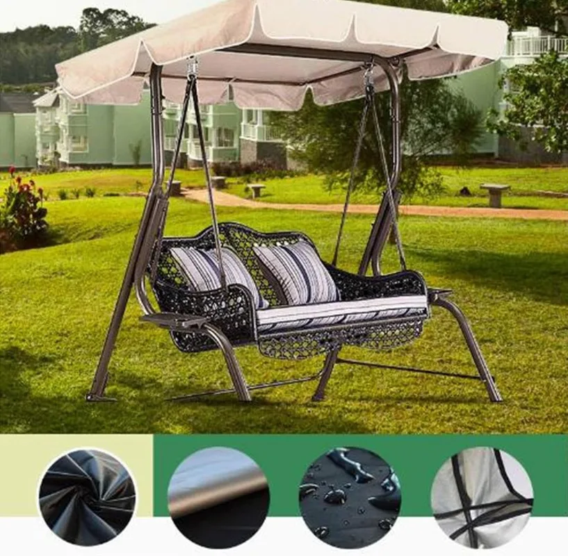 Patio Swing Canopy Replacement Protection Swing Top Cover Hammock Top Cover Garden Furniture Cover Sun Shade Patio Canopy Awning