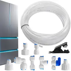 Ro Water Hose Kit Water Purifier Tubes 15 M Water Hose Drinking Water Pipe For Fridge Water Pipe Connector Quick Connect Tubing