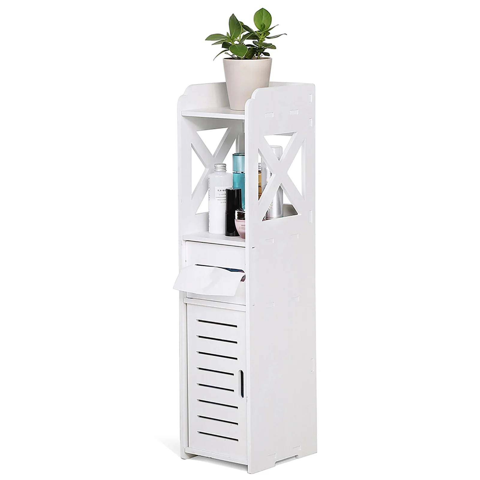 

Bathroom Cabinet White Wooden Bathroom Cabinet Toilet Storage Shelf Organizer Toilet Cabinet Wooden Bathroom Cabinet
