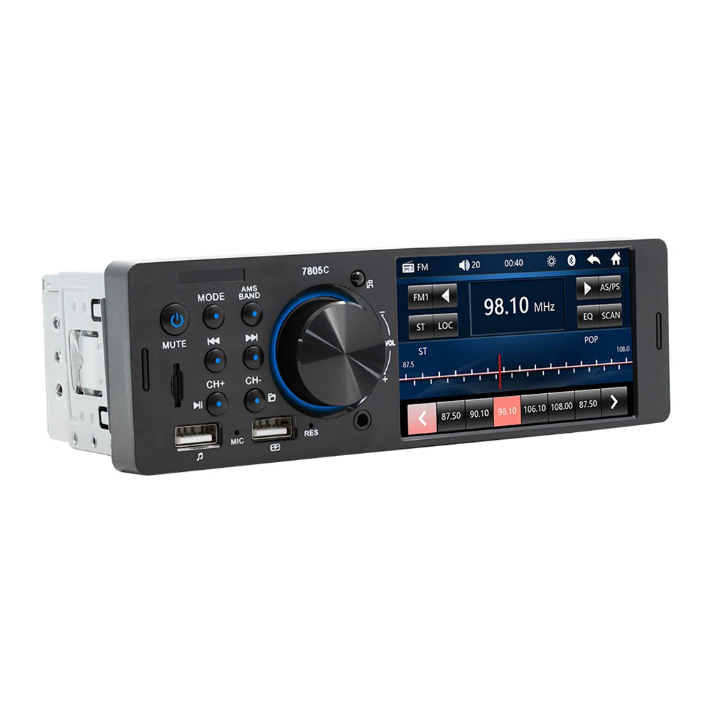 Black Revolutionary Car Radio Upgrade MP5 Player Integration For Sound