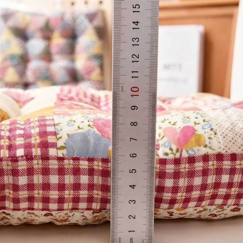 وسادة أريكة تاتامي قطنية على الطراز الكوري - عالمية موسمية، غطاء أريكة السيارة، وسادة مقعد قابلة للغسل في الغسالة، وسادة كرسي الطعام #4