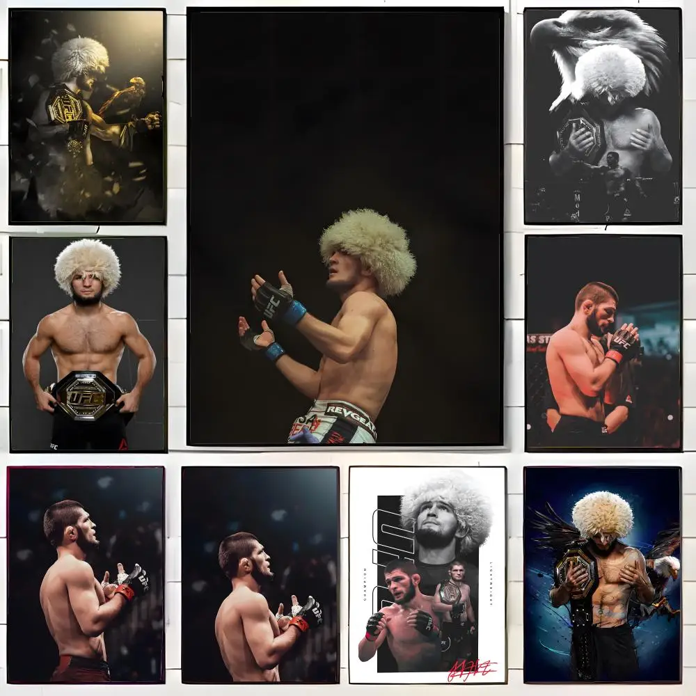 Dominant Khabib Nurmagomedovs Poster Wall Art Print Poster Decorative Mural Home Decor Gift Unframed