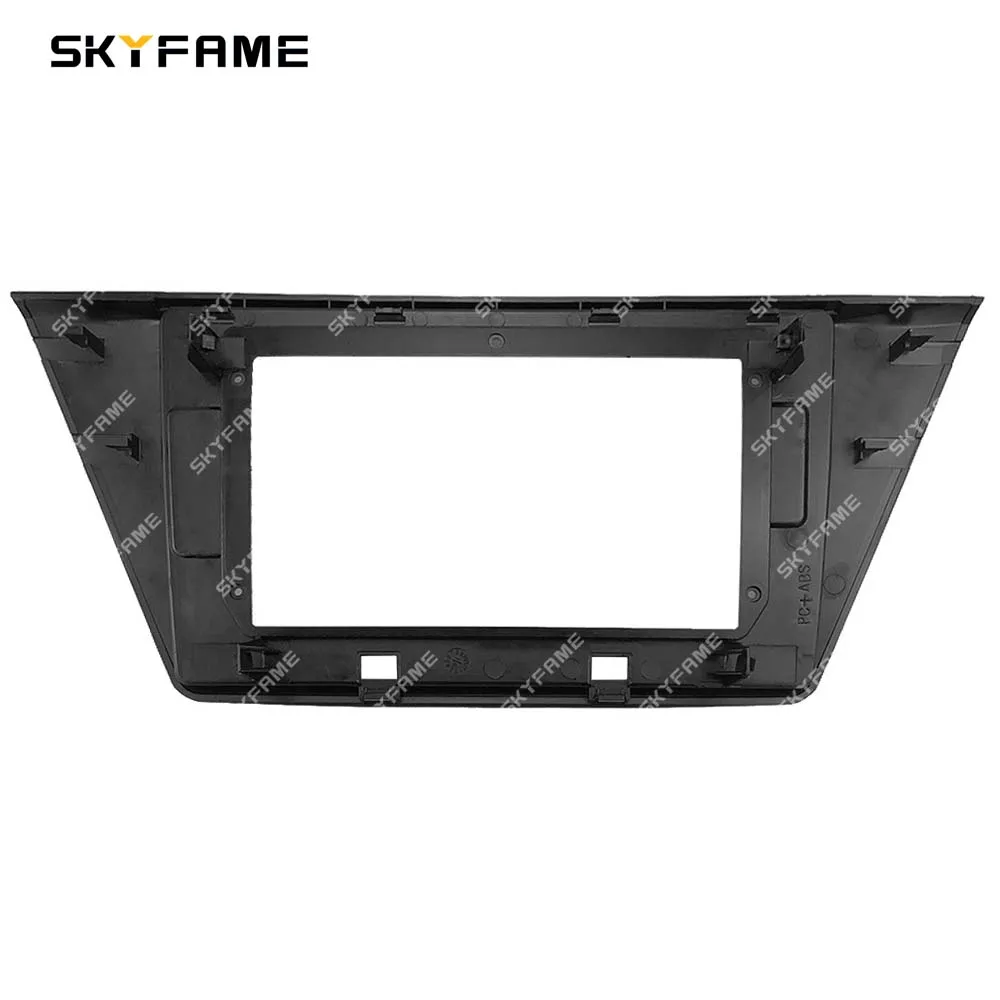 SKYFAME  Car Frame Fascia Adapter Canbus Box Decoder Android Radio Dash Fitting Panel KitFor Volkswagen Touran