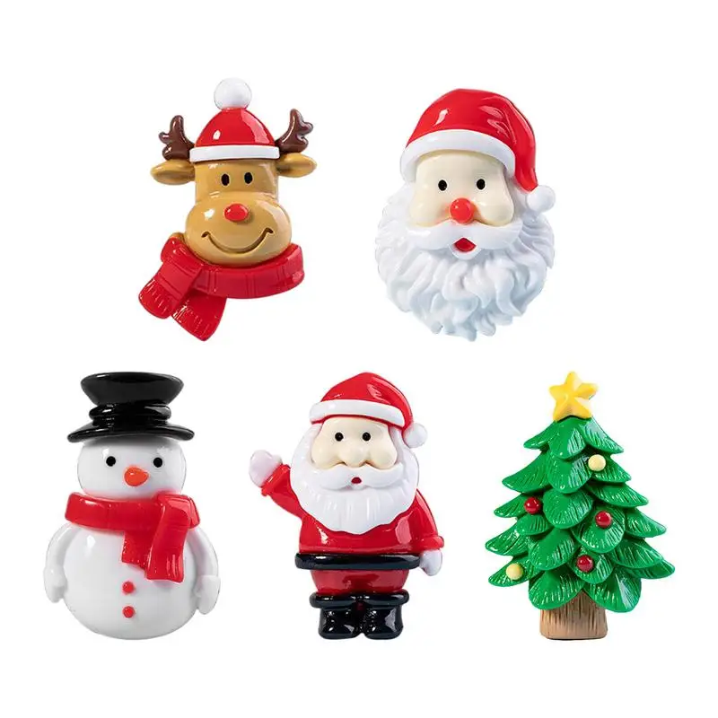 Christmas Car Air Freshener Cartoon Air Freshener Vent Clips Cute Aromatherapy Diffuser Colorful Vehicle Decoration for Travel