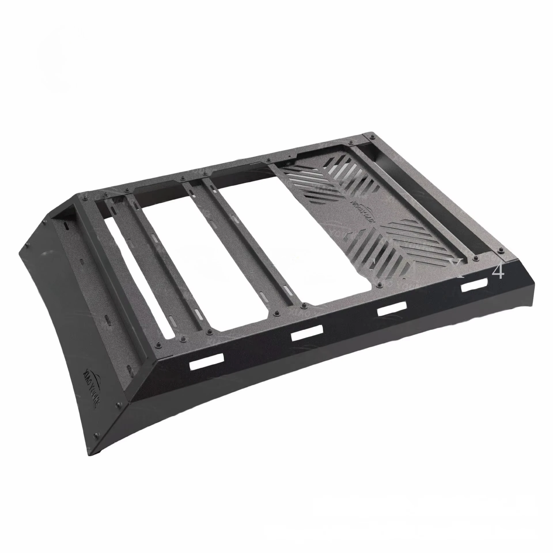 

Premium Aluminum Roof Cargo Carrier, Customizable Size/Logo, 500LB Capacity for Pickup Truckscustom