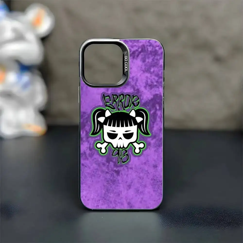 Funda de teléfono Cazzu Error 93 Singer para iPhone17,16,15,14,13,12,11 Plus,Pro Max, funda negra mate a prueba de golpes