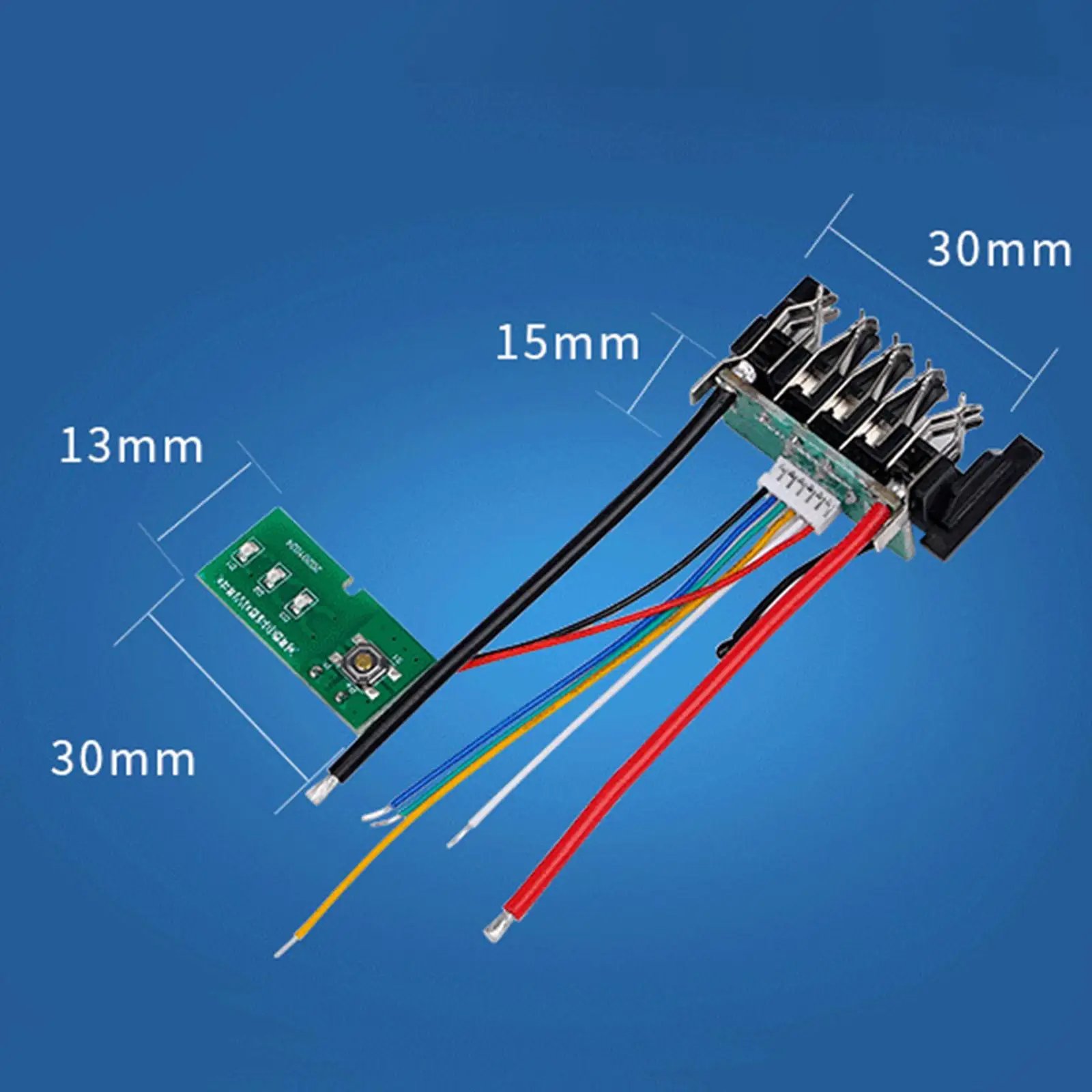 2 Pieces Battery Board Replaces for Drill Motor Motorcycle