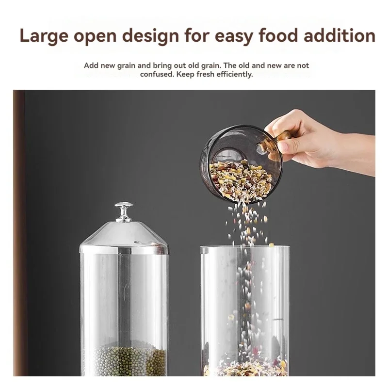 家庭用 220v ビュッフェレストランホテル無垢材シリアルマシンシリアルディスペンサー朝食ビュッフェシリアルディスペンサー
