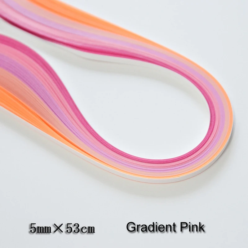 Quilling Paper Set 9 Kinds Gradient Colors For Drop Light Window