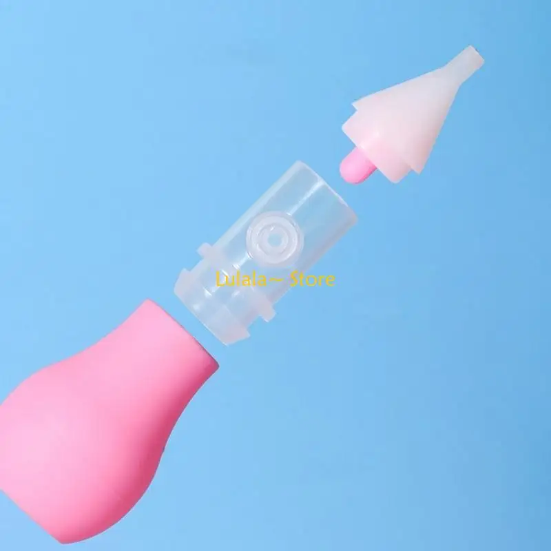 

Y4QA Safety Nasal Aspirator Manual Baby Nose Vacuum Suction Aspirator Booger Sucker