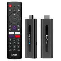 TV98 ATV H313 Mini TV Stick 8K 2.4G/5G WiFi Quad Core BT5.0 Android TV Stick 14.0 Set Top Box for Network Media Player