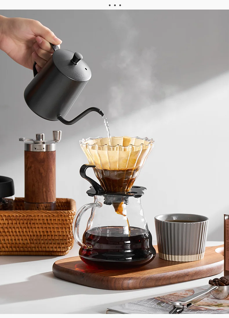 YRP 60 V Kaffeefilter, Papierzählung, Einweg-Koffelfilter, natürlicher kegelförmiger, ungebleichter Filter für V&60 Kaffeetropfer – Detail 8