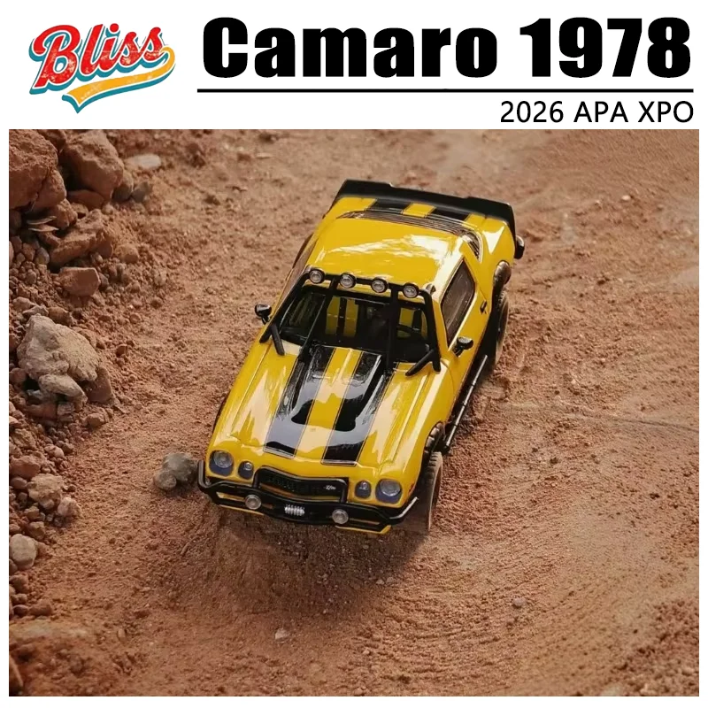 Bliss 1/64 Camaro 1978 2026 APA XPO Alloy Car Static Die Cast Vehicles Collection Model Car Toy