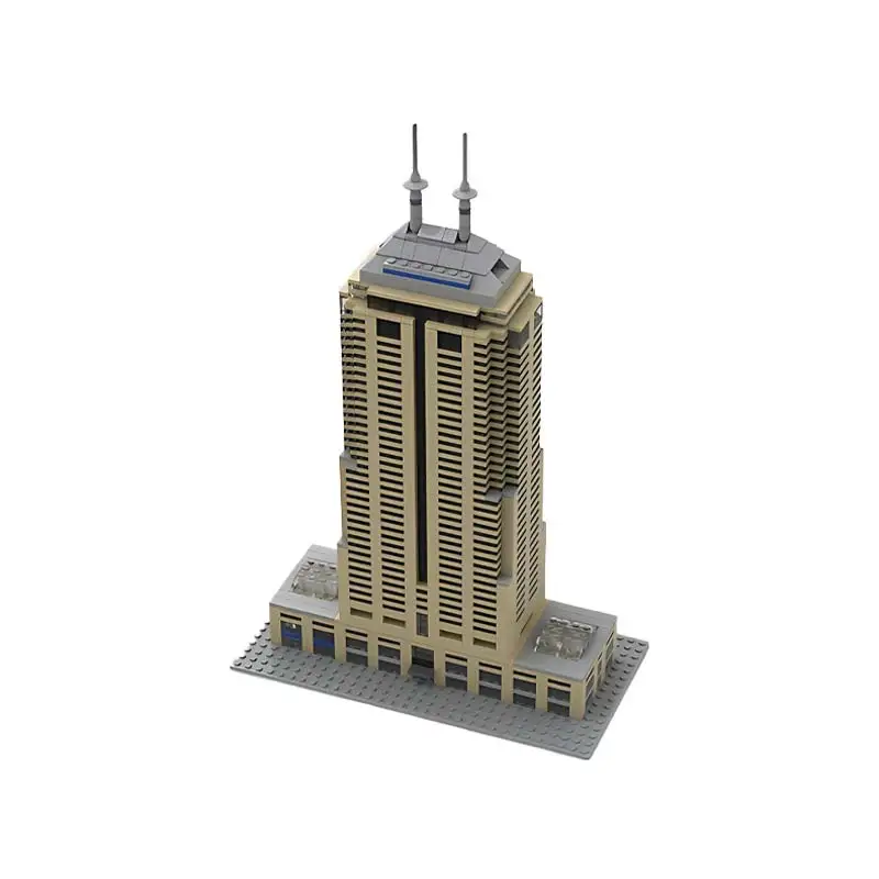 Berühmte Architektur Salesforce Tower IND Baustein im Maßstab 1,650, Montagemodell, Technologie, Ziegel, Puzzle, Spielzeug, Geburtstagsgeschenk