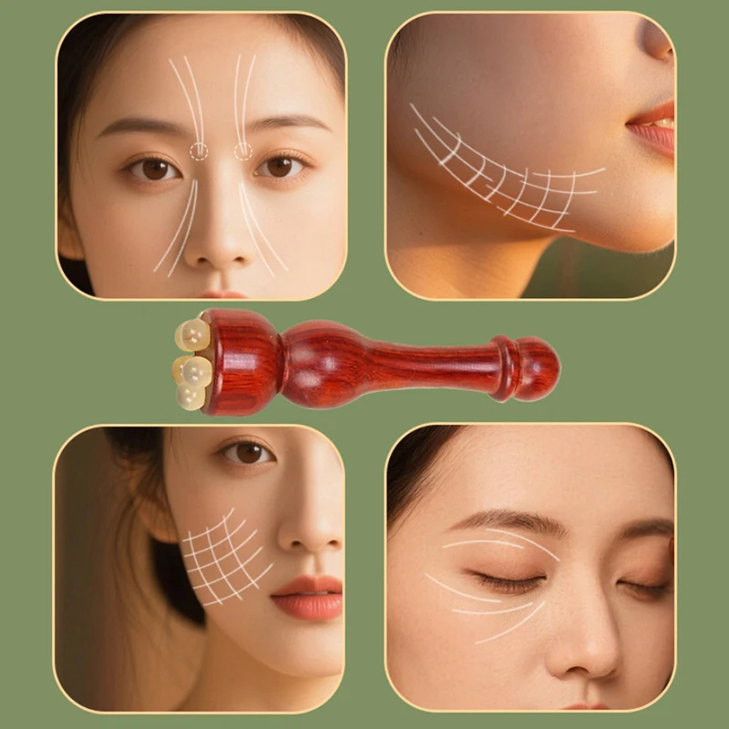 

1 Pc Face Massage Tool Sandalwood Gua Sha Face Skin Care Massage Sticks Lotus Seedpod Shape Massager Facial Physiotherapy Tool
