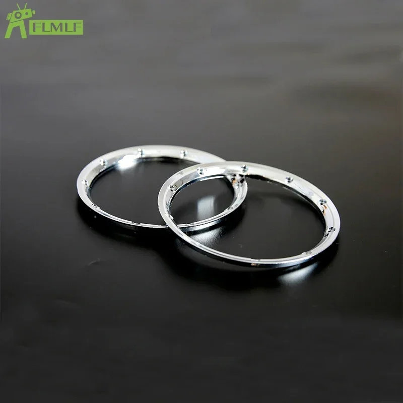 Plastic Chrome Inside Beadlock or Outside Beadlocks Fits 1/5 HPI ROFUN ROVAN KM BAJA 5B 5T 5SC Losi 5ive-T RC CAR Parts