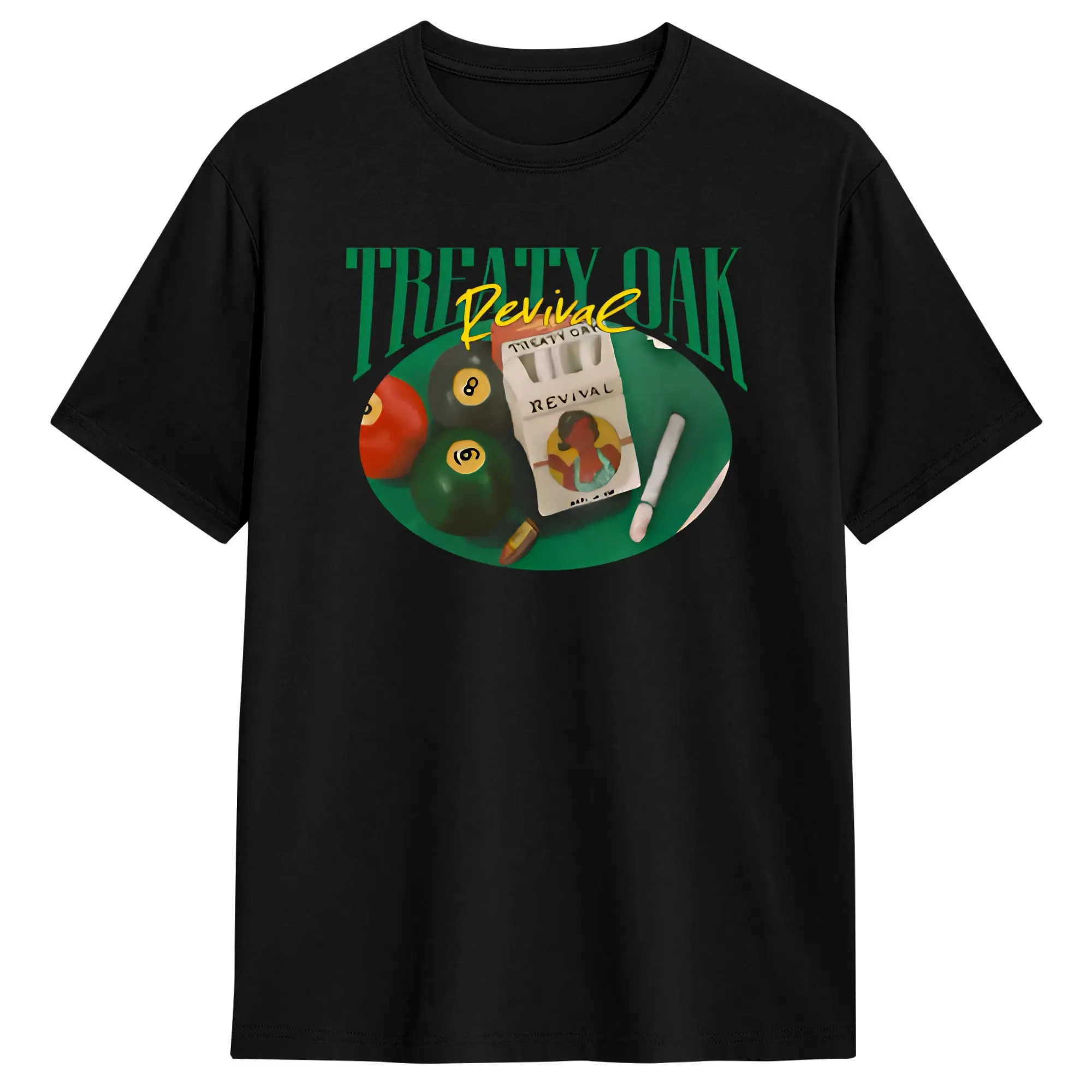 Men's Country Music Band Treaty Oak Revival T Shirts Cotton Clothes Vintage Short Sleeve Round Neck Tee Shirt New Arrival