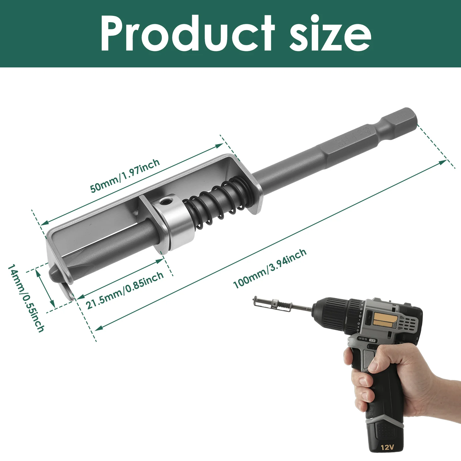 4Pcs Spring Loaded Screw Holder Bit Aluminum Alloy Anti Drop Screwdriver Bit Universal Screw Retaining Tool for Electrician