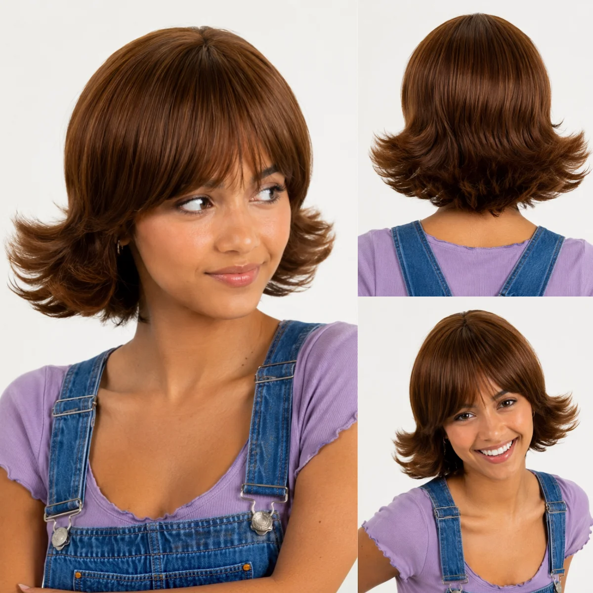 REEWES Toy 5 Costume Wigs Brown Cowboy Hair Red Braid Wig Jessie Cosplay Halloween Costume 2026 Accessory Synthetic for Adults view 4