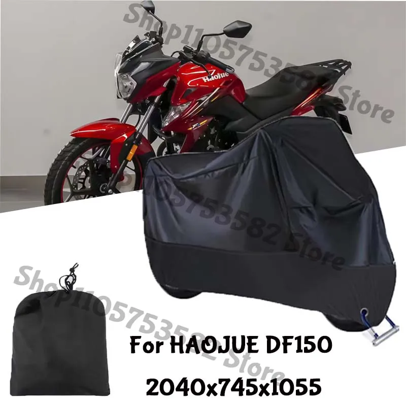 Motorcycle Full Covers For HAOJUE DF150 Car Outdoors Sun Protection Dust No Ear Thickened Oxford Clothcover Accessories