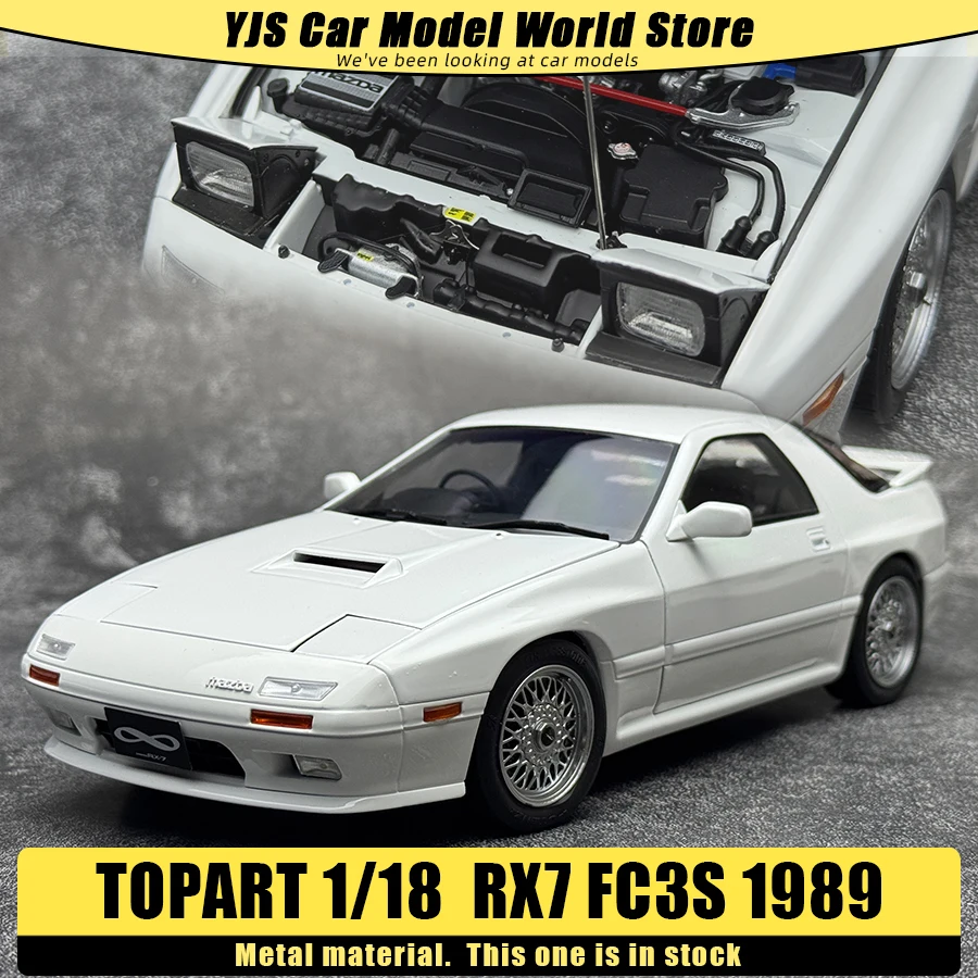 

Модель автомобиля POLAR MASTER 1:18 Mazda RX7 SPIRIT R, модель из сплава, подарок друзьям на день рождения, индивидуальная коллекция
